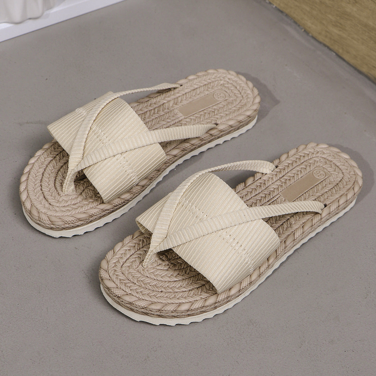 Women's  Beach Vacation Sandals Fashion Toe-Strap Flip-Flops Slipper