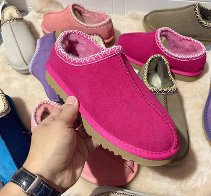 Snow boots low cut short tube flat bottomed lazy shoes